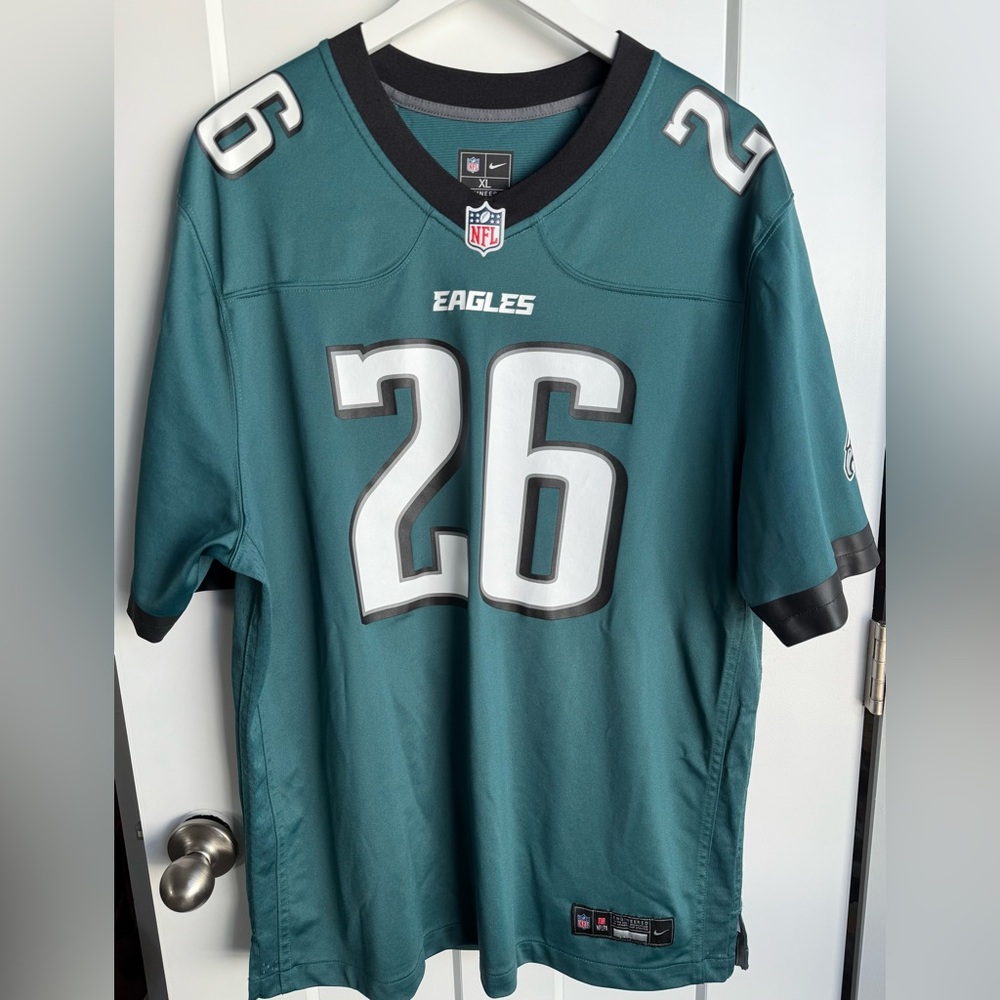 Nike NFL Philadelphia Eagles Jersey Saquon Barkley number 26 Philly Go Birds XL - Picture 7 of 7